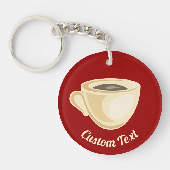 Coffee Cup Keychain (Front)