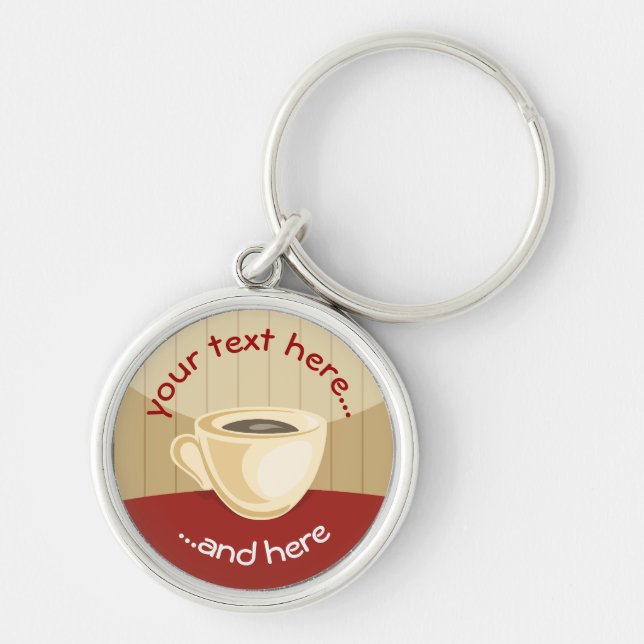 Coffee Cup Keychain (Front)