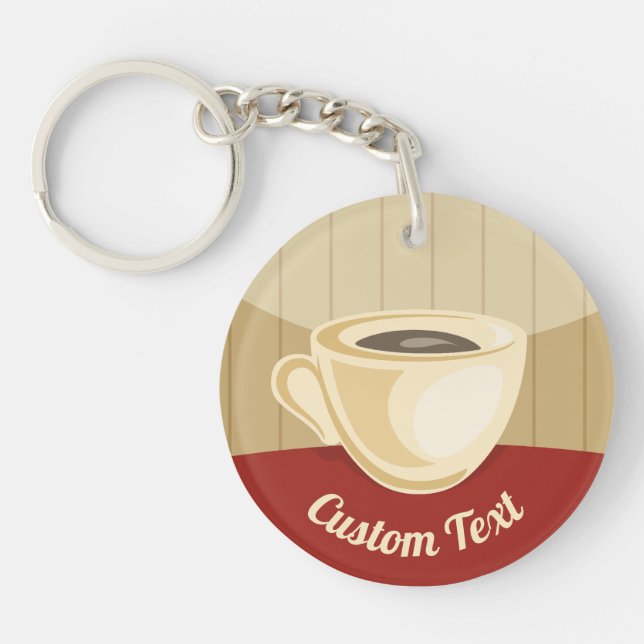 Coffee Cup Keychain (Front)