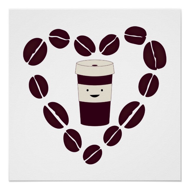 Coffee Cup Love Poster (Front)