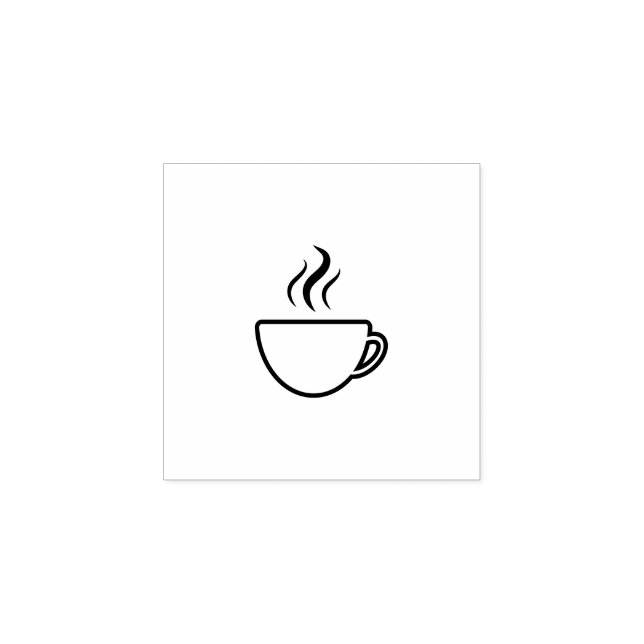 Coffee Cup Loyalty Stamp (Imprint)