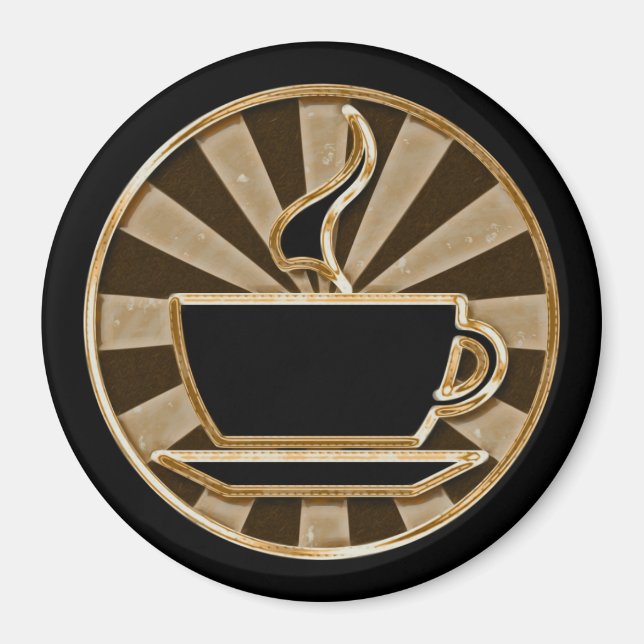 Coffee Cup Magnet (Front)