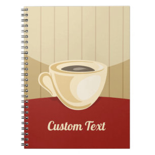 Coffee cup notebook