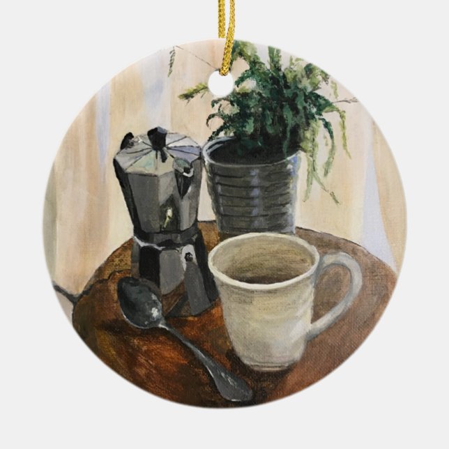 Coffee Cup Ornament (Front)