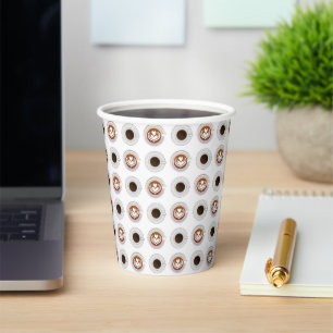 Coffee Cup Pattern Paper Cups