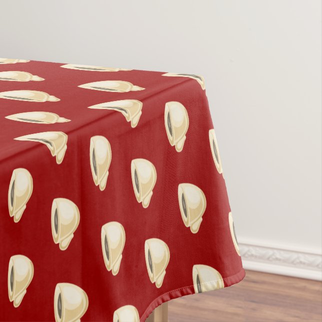 Coffee Cup Pattern Tablecloth (In Situ)