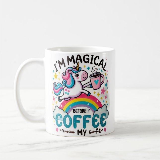 Coffee Cup - Rainbow Taza (Left)