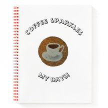 Coffee Cup Spiral Notebook