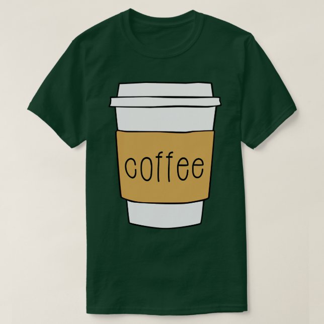 Coffee Cup  T-Shirt (Design Front)