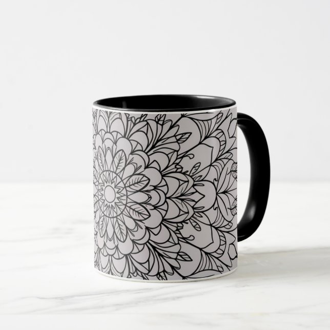 coffee cup with Arabic caligraphy (Front Right)