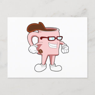 Coffee cup with Coffee Postcard