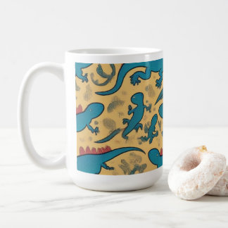 Coffee Cup with Lagartijas Design