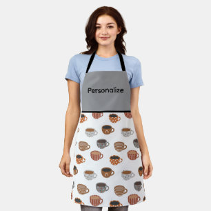 Coffee Cups Apron