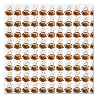 Coffee Cups Background Photo Print
