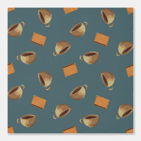 Coffee Cups & Chocolate Biscuits Cafeteria Kitchen