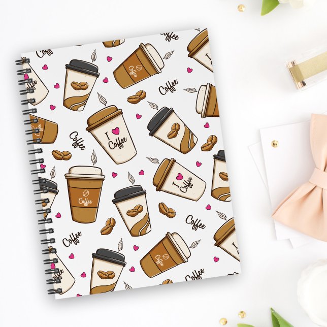 Coffee Cups, Coffee Beans, Coffee Lover, Hearts Planner (Creator Uploaded)
