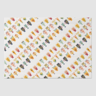 Coffee Cups Tissue Paper