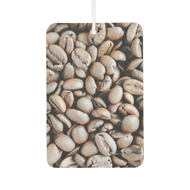 Coffee Custom Photo Car Air Freshener (Front)
