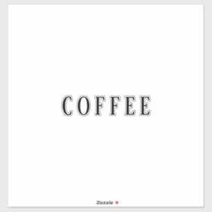 Coffee Custom Text Simple Party Event Cool