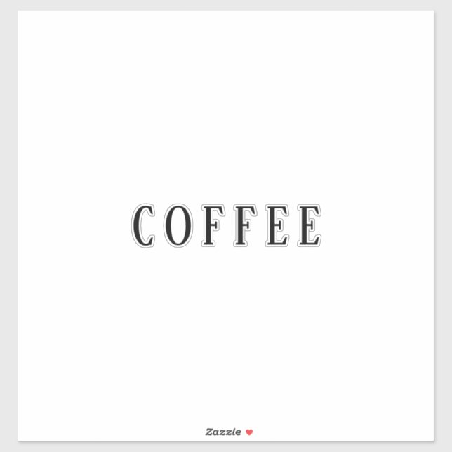 Coffee Custom Text Simple Party Event Cool (Sheet)