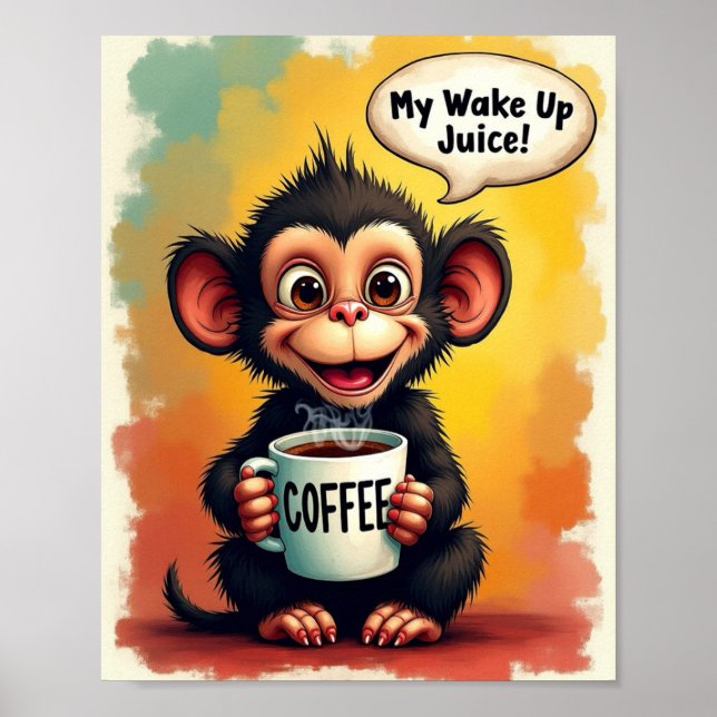 Coffee Cute Poster (Front)