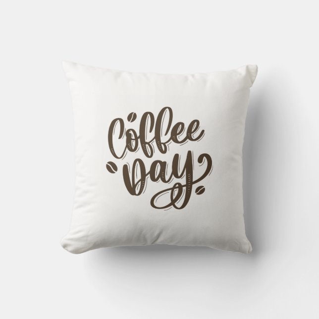 Coffee day pillow (Front)