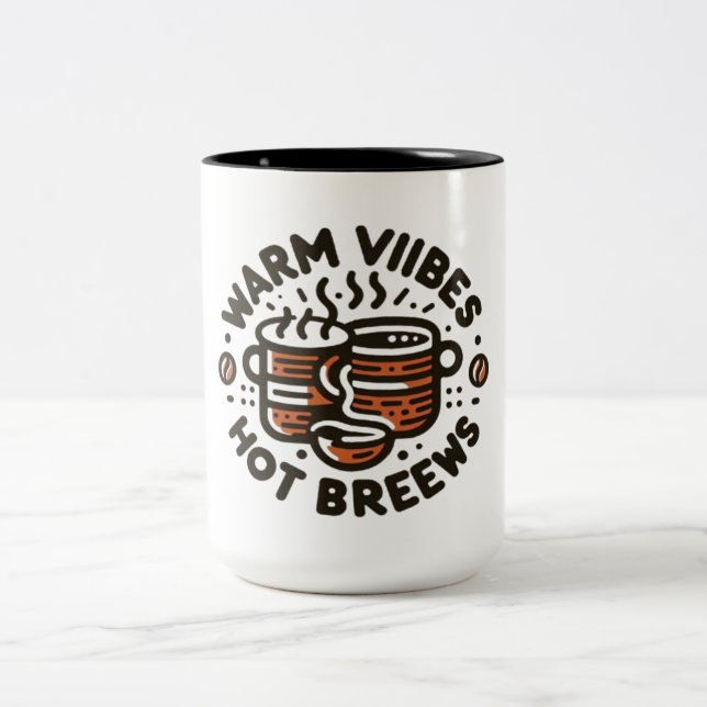Coffee Day Two-Tone Coffee Mug (Center)