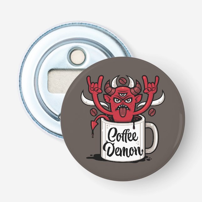 Coffee Demon Bottle Opener (Front)