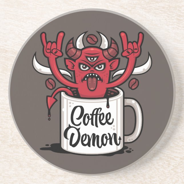 Coffee Demon Coaster (Front)