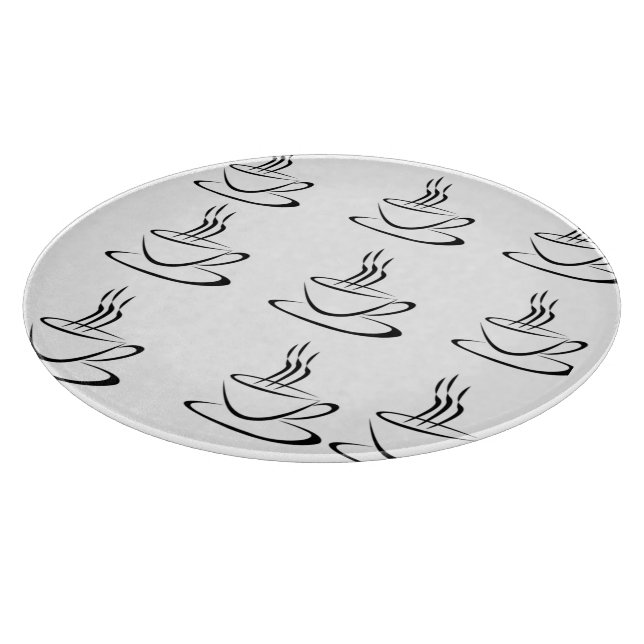 Coffee Design Cutting Board (Corner)