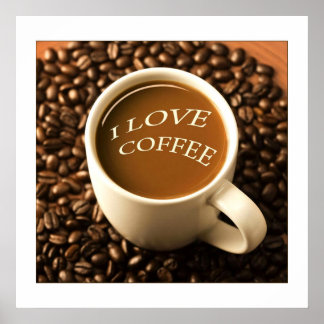 Coffee Design  Poster/print  24x24 Poster