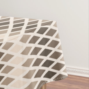 Coffee Diamond Ombre Tablecloth