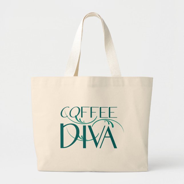 Coffee Diva Jumbo tote (Front)