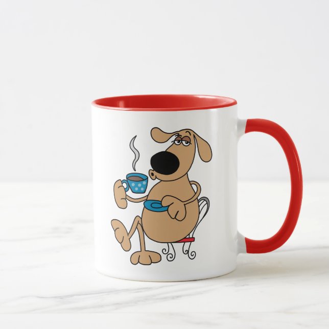 Coffee Dog 11 oz Combo Mug (Right)