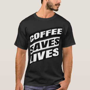 coffee  dog print lab  T-Shirt