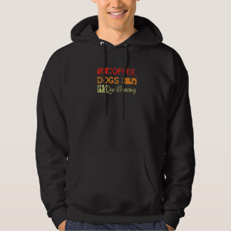 Coffee Dogs And Line Dancing Grunge For Dancer Men Hoodie
