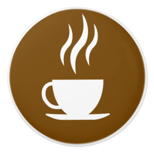 Coffee Door Knob Cabinet Pull