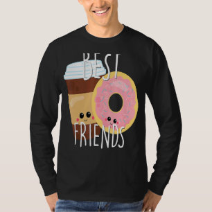 Coffee Doughnut Matching Best Friend  Doughnut T-Shirt
