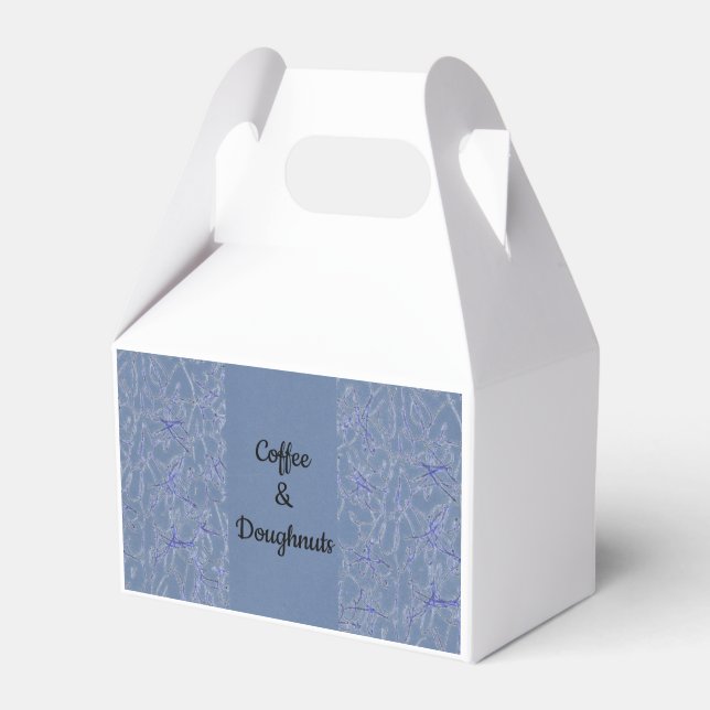 Coffee & Doughnuts Favour Box (Front Side)