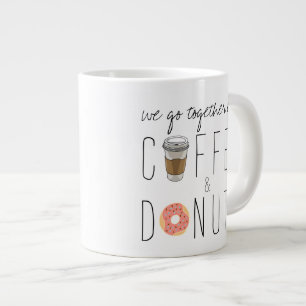 "Coffee & Doughnuts" Jumbo Mug