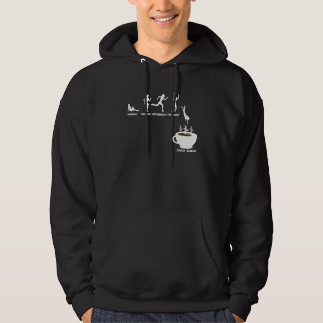 Coffee Drink Diver Espresso Drinker Caffeine Hoodie (Front)