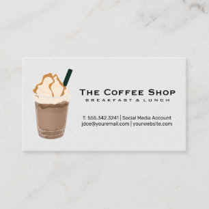 Coffee Drink in a Cup Business Card