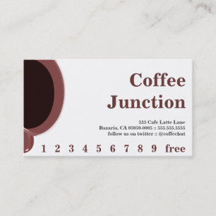 Coffee Drink Punch / Loyalty Card