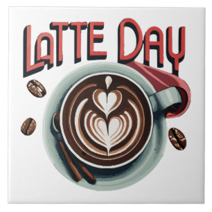Coffee Drinks Ceramic Tile