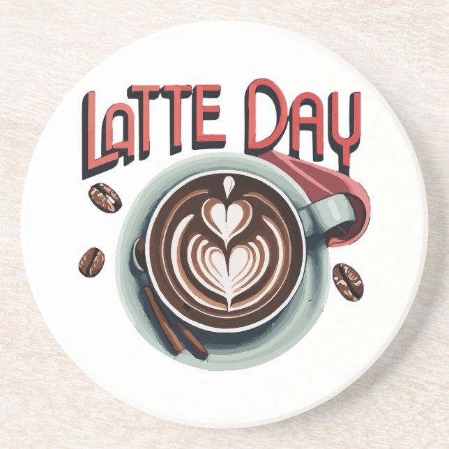Coffee Drinks Coaster (Front)