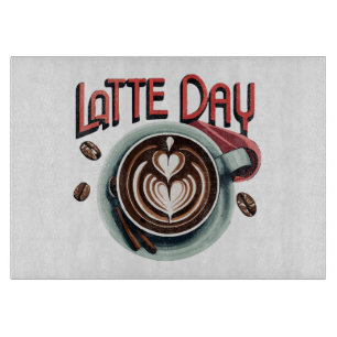 Coffee Drinks Cutting Board