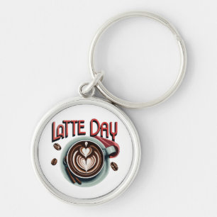 Coffee Drinks Key Ring