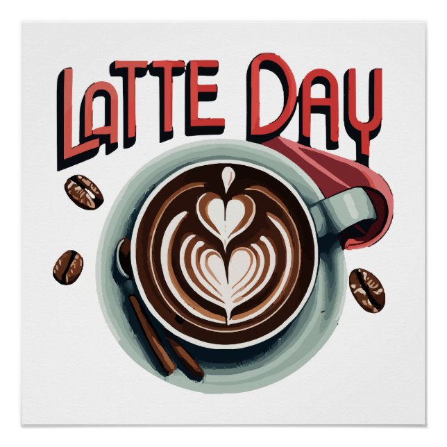 Coffee Drinks Poster (Front)