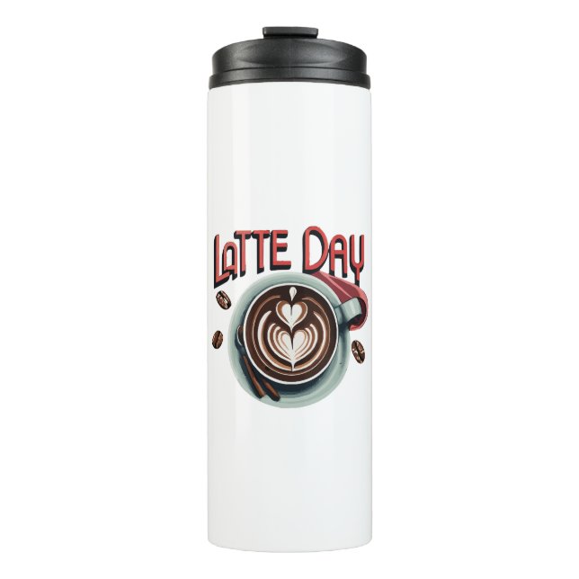 Coffee Drinks Thermal Tumbler (Front)