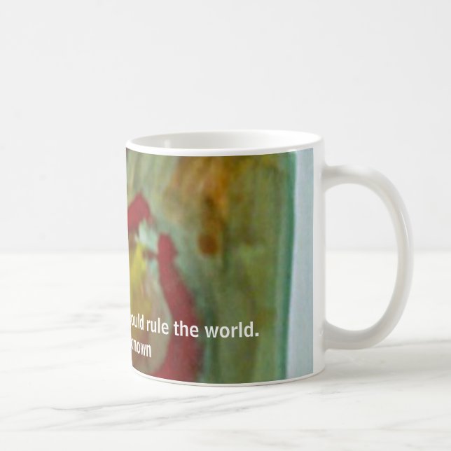 Coffee Drop, Given enough coffee, I could rule ... Mug (Right)